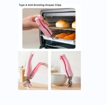 Anti pince chaude d'acier inoxydable de pinces avec la poignée de pp/ABS