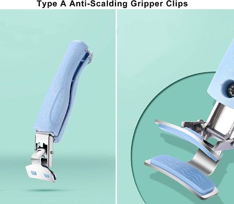 Anti pince chaude d'acier inoxydable de pinces avec la poignée de pp/ABS