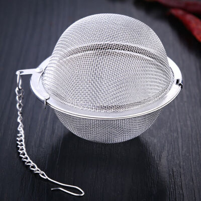 Passoire à thé en acier inoxydable en forme de boule de 7 cm de qualité alimentaire