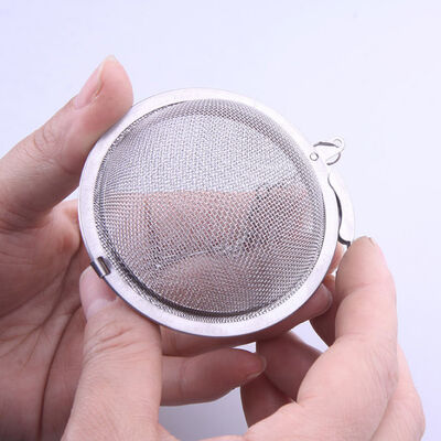 Passoire à thé en acier inoxydable en forme de boule de 7 cm de qualité alimentaire
