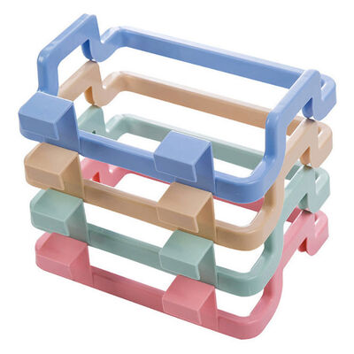 Type support de dos de porte de cuisine de poubelle de ménage portatif