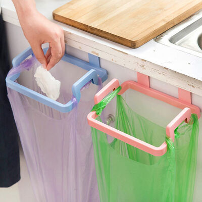 Type support de dos de porte de cuisine de poubelle de ménage portatif