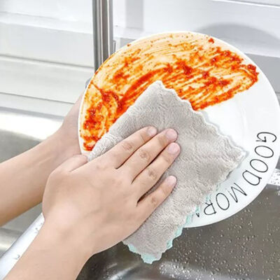 Serviettes de plat ultra absorbantes adonnées à la boisson de Coral Velvet Bulk Kitchen Supplies Microfiber