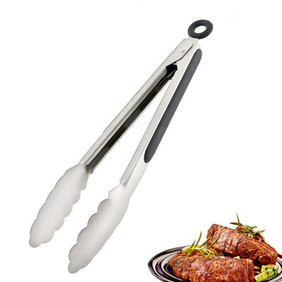Poignée de glissement de Tong Set Cooking Utensils Non de cuisine d'acier inoxydable