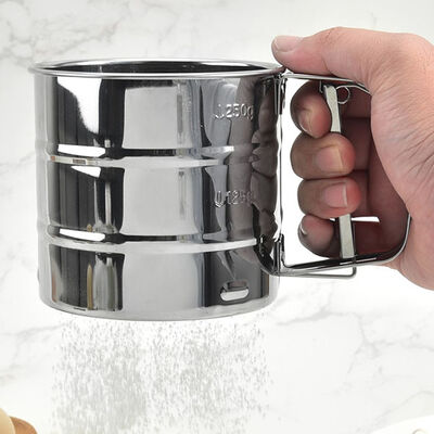 Tamis de Fine Mesh Flour Sieve Powdered Sugar de tamis d'acier inoxydable de cuisine