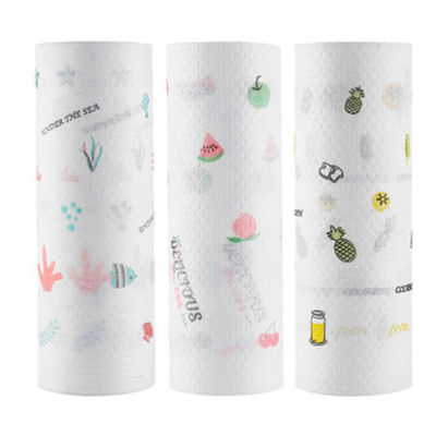 Serviettes de plat jetable de cuisine réutilisables pour le nettoyage de ménage