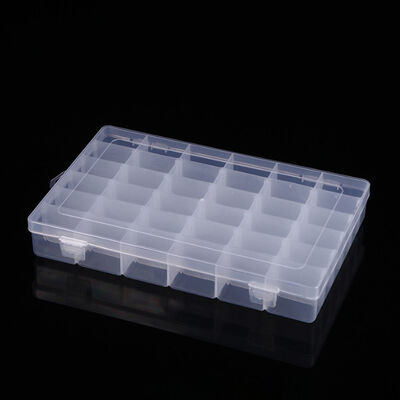Bijoux en plastique clairs de Box For Storage d'organisateur de 36 grilles
