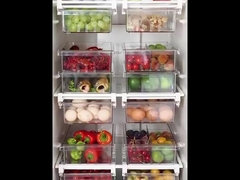 Drinks Food Household Storage Container Pull Out Refrigerator Organizer Drawers 600g