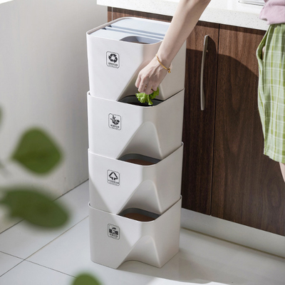 Poubelle fonctionnelle multi séparable domestique de poubelle pour la maison d'hôtel
