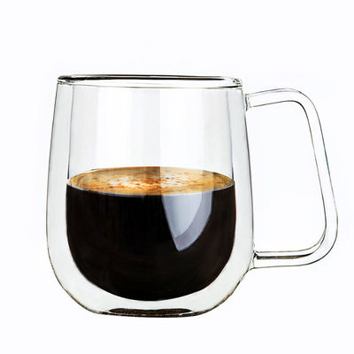 mur en verre de tasse de café de l'espace libre 12oz le double a isolé des verres