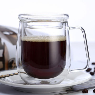 mur en verre de tasse de café de l'espace libre 12oz le double a isolé des verres