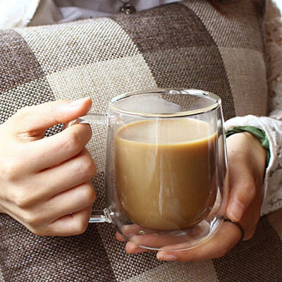 mur en verre de tasse de café de l'espace libre 12oz le double a isolé des verres