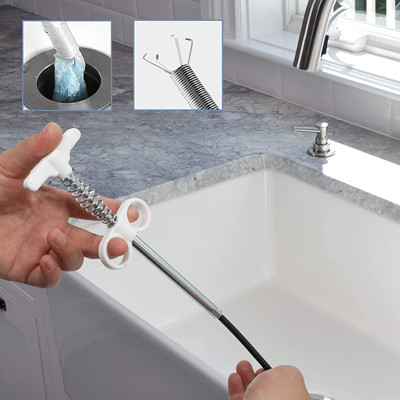 Agrippeur flexible Reacher d'évier à la maison escamotable d'acier inoxydable avec 4 griffes