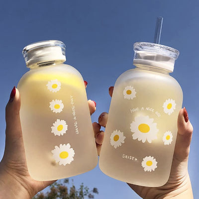 transparent portatif d'échelle de Juice Cute Water Bottle With du lait 480ml