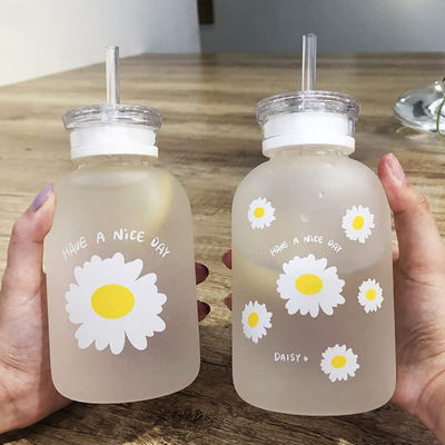 transparent portatif d'échelle de Juice Cute Water Bottle With du lait 480ml