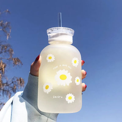 transparent portatif d'échelle de Juice Cute Water Bottle With du lait 480ml