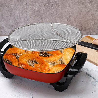 Écran argenté d'éclaboussure d'acier inoxydable pour faire frire Pan Bulk Kitchen Supplies