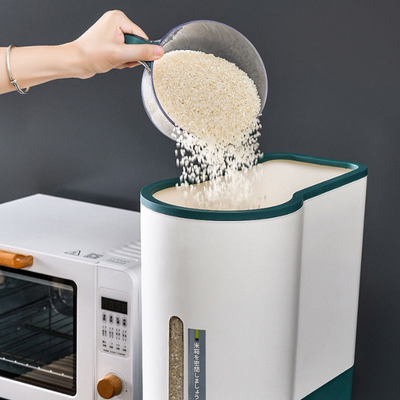 25 livres de grand de grain de riz récipient d'entreposage avec le couvercle