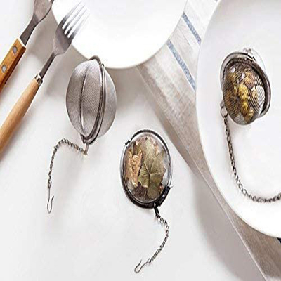 Argent 304 filtres de Mesh Tea Ball Tea Strainer d'acier inoxydable pour le thé