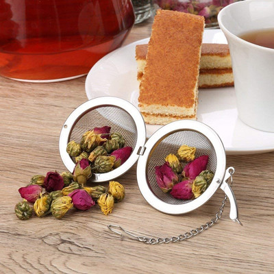 Argent 304 filtres de Mesh Tea Ball Tea Strainer d'acier inoxydable pour le thé