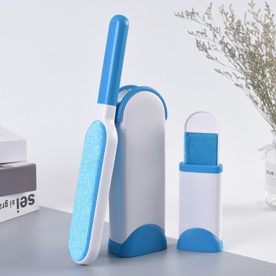 Brosse en plastique de solvant de cheveux d'animal familier d'ABS avec la base de nettoyage d'individu