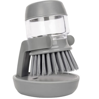 Lave-vaisselle Cleaning Brush avec le plateau d'égouttement pour le distributeur de savon de plat de cuisine