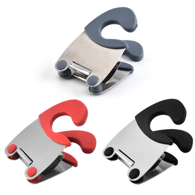 Ustensile de support d'agrafe de pot de gadget de cuisine d'acier inoxydable pour le restaurant