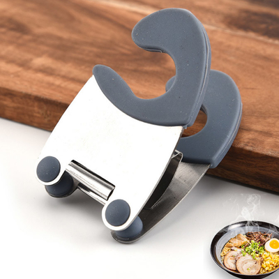 Ustensile de support d'agrafe de pot de gadget de cuisine d'acier inoxydable pour le restaurant