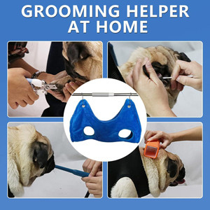 Élingue multifonctionnelle de harnais de toilettage de chien d'hamac pour le règlage d'ongle