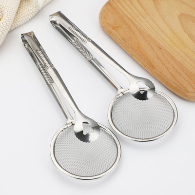 Filtre à friture à l'huile Clip pour aliments frits Articles ménagers en acier inoxydable