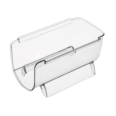 Le support en plastique de bouteille d'eau de vin de poubelles de stockage de réfrigérateur se tiennent empilable