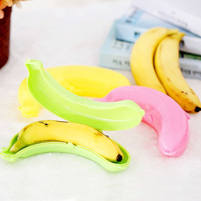 Matière plastique extérieure de la boîte de rangement 60g de banane de fruit