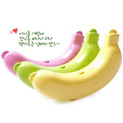 Matière plastique extérieure de la boîte de rangement 60g de banane de fruit