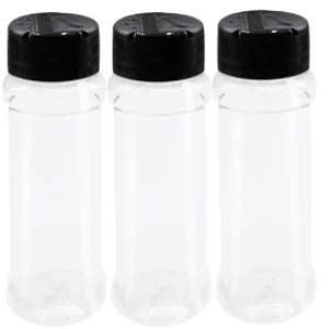 conteneurs en plastique de bouteille de l'épice 100ml pour stocker les approvisionnements en vrac de cuisine