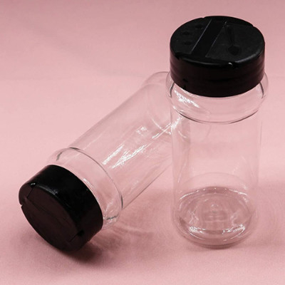 conteneurs en plastique de bouteille de l'épice 100ml pour stocker les approvisionnements en vrac de cuisine