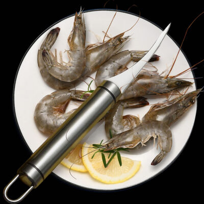 Outil matériel de Deveiner de crevette d'acier inoxydable et huître de Peeler écossant le couteau