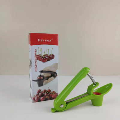 Outil d'Olive Seed Cherry Pitter Remover avec la tasse de silicone de catégorie comestible