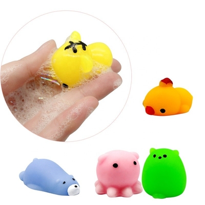 50PCS TPR Mini Animal Squishy Stress Toys Mochi's Fidget Toys Pour Le Soulagement Du Stress