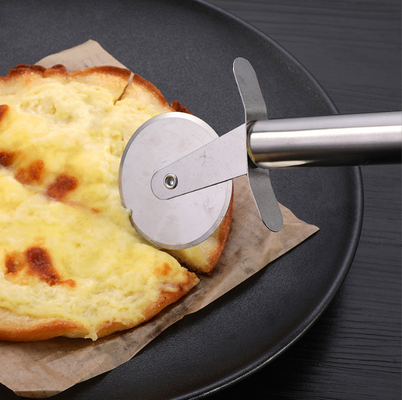 Outils de cuisson de cuisine de couteau de roue de coupeur de pizza d'acier inoxydable