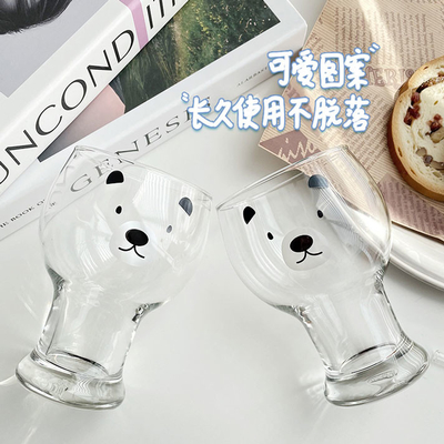 tasses faites sur commande mignonnes en verre de boissons de l'espace libre 400ml-600ml pour la bière