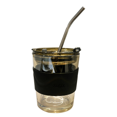 Les tasses en verre simples de boissons de coutume d'ISO14001 500ML attaquent pour le café de cappuccino