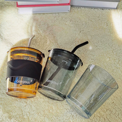 Les tasses en verre simples de boissons de coutume d'ISO14001 500ML attaquent pour le café de cappuccino