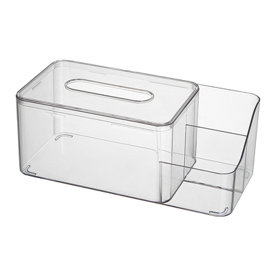 Boîte en plastique de tissu de produits en plastique transparents multifonctionnels d'articles de ménage