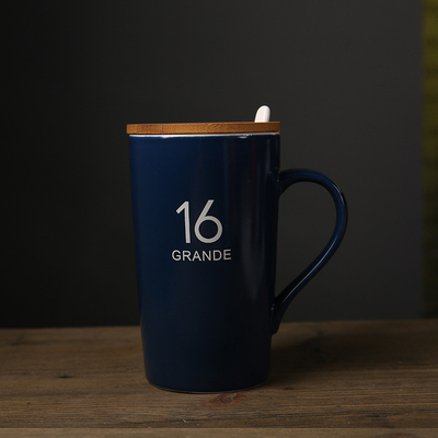 Tasses faites sur commande en céramique de boissons avec les tasses blanches de la sublimation 6oz de cuillère