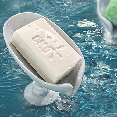 La feuille de support de porte-savon forment le plateau de savon avec la tasse de vidange automatique et d'aspiration pour la douche