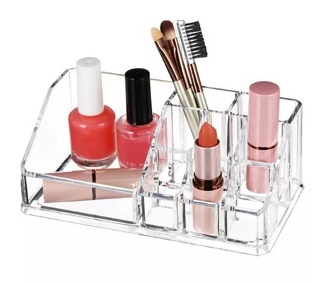 Organisateur acrylique Box Lipstick Storage de cosmétiques de maquillage