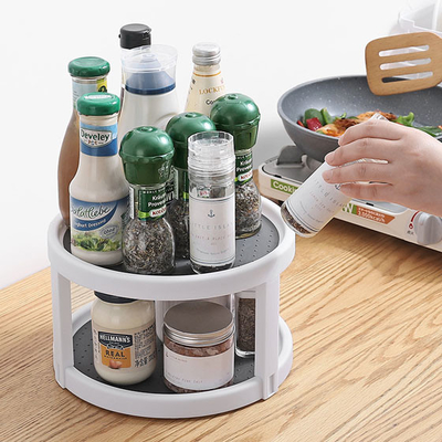 Support rotatoire d'assaisonnement d'étagère de cuisine multi de la couche pp pour l'usage de Kitcchen