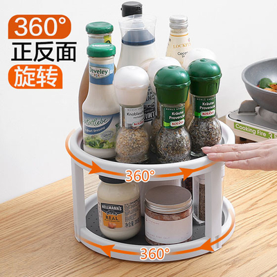 Support rotatoire d'assaisonnement d'étagère de cuisine multi de la couche pp pour l'usage de Kitcchen