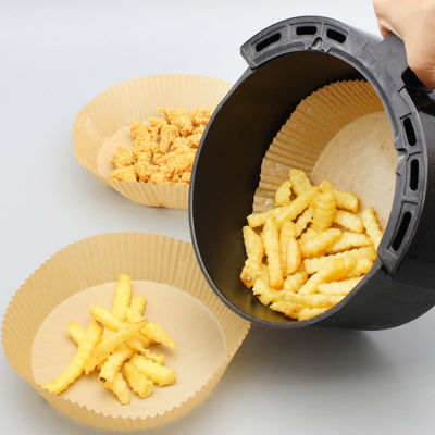 Revêtement de papier jetable de friteuse d'air autour de faire cuire le papier de cuisson à l'épreuve des huiles