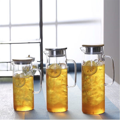 1L boisson résistante à la chaleur en verre transparente Juice Cold Kettle Kitchen Tools